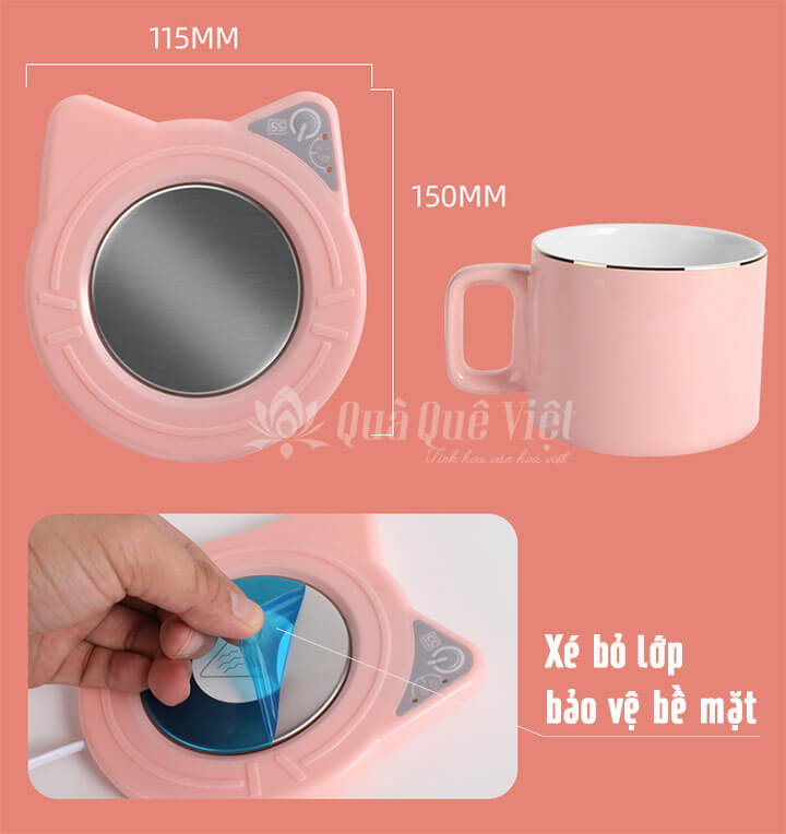 Kích thước cốc hâm nóng