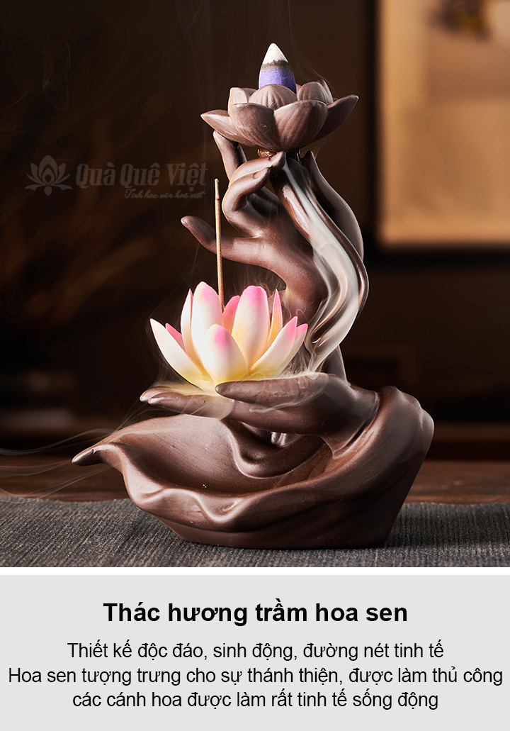 Thác trầm hương hoa sen