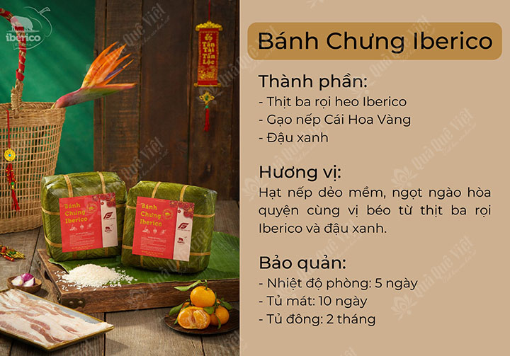 Bánh chưng iberico