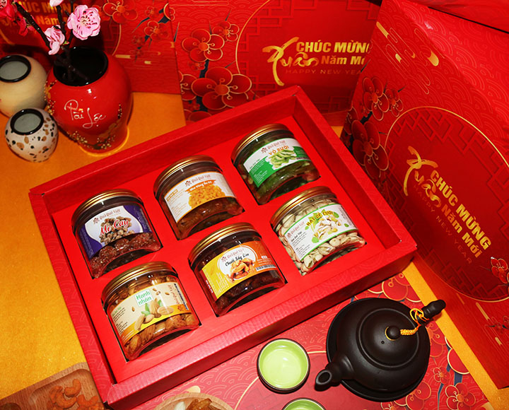Thành phần hộp quà tết