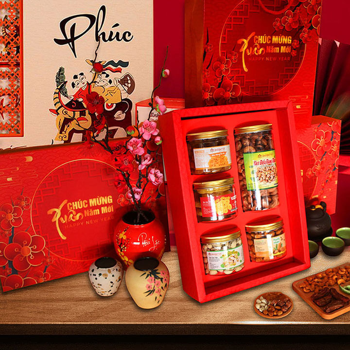 Set quà tết nhâm dần 2022