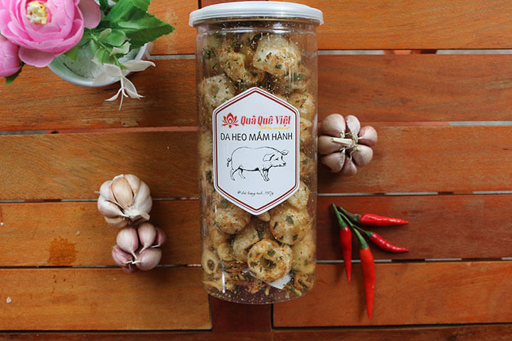 Da Heo Khô Cay Mắm Hành