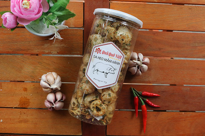 Da Heo Khô Cay Mắm Hành