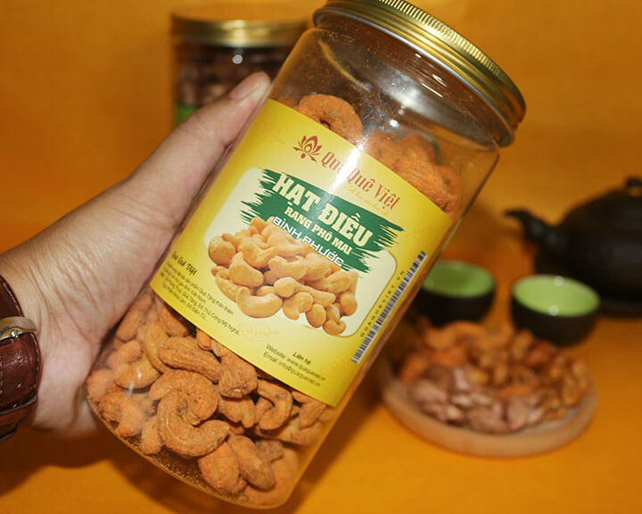 Hạt điều rang phô mai rang bơ