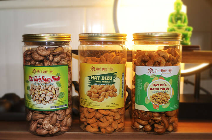 Hạt điều rang muối bình phước