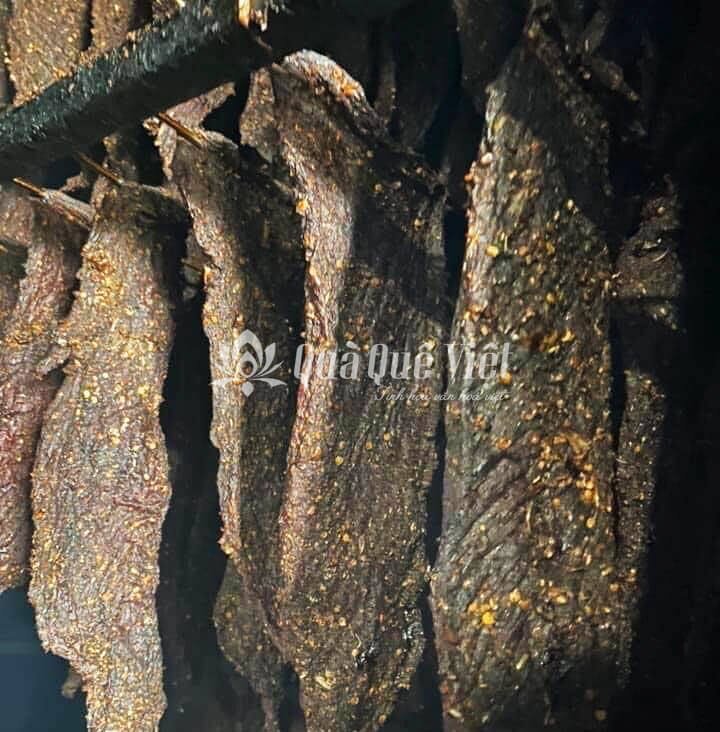 Thịt trâu gác bếp điện biên