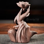 Thác Khói Trầm Hương Chảy Ngược Kèm Đế Sen