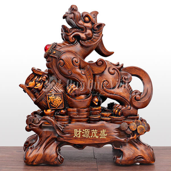 Tỳ Hưu Gỗ Phong Thủy Mang Lại Tài Lộc và Bình An Cho Gia Chủ