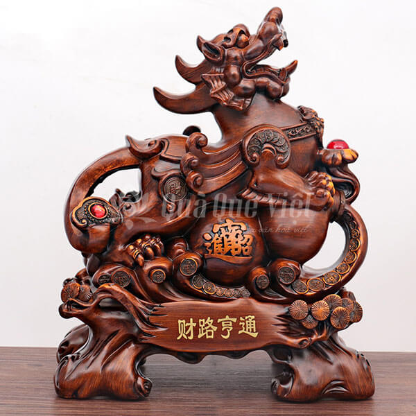 Tỳ Hưu Gỗ Phong Thủy Mang Lại Tài Lộc và Bình An Cho Gia Chủ