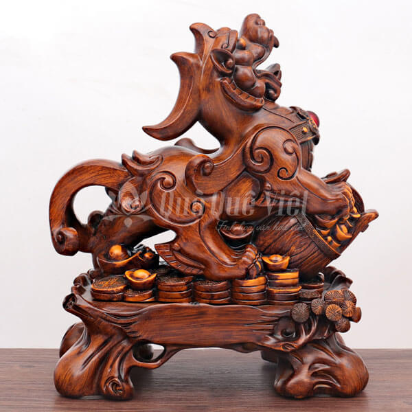 Tỳ Hưu Gỗ Phong Thủy Mang Lại Tài Lộc và Bình An Cho Gia Chủ