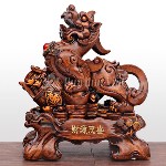 Tỳ Hưu Gỗ Phong Thủy Mang Lại Tài Lộc và Bình An Cho Gia Chủ