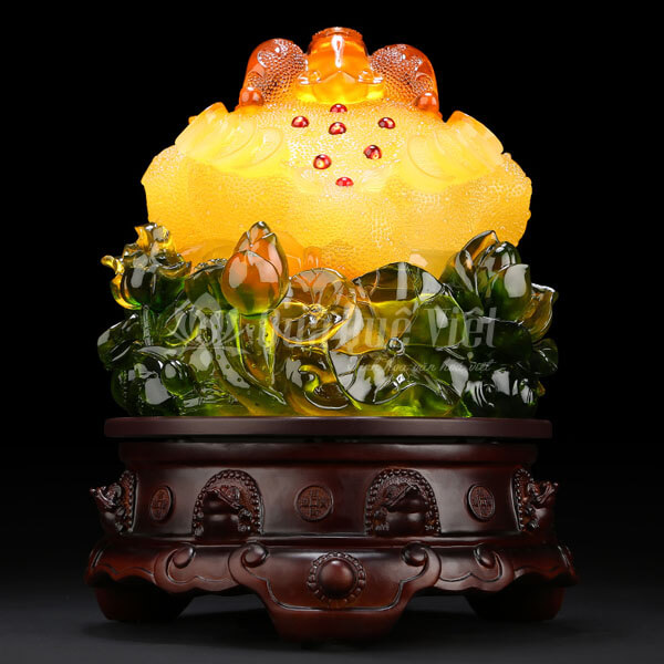 Cóc Thiềm Thừ  Vàng Hút Tài Lộc Ngậm Đồng Tiền Cổ