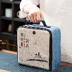 Bộ Ấm Trà Du Lịch Ngoài Trời Gốm Sứ 1 Ấm 4 Chén Xanh Ngọc