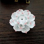 Thác Khói Trầm Hương, Tượng Phật Ngồi Trên Đế Gỗ, Vòng Tròn Chiếu Sáng Bằng Đèn Led