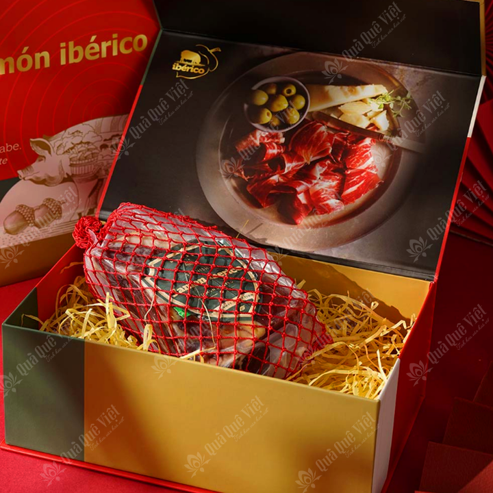 Đùi Sau Iberico Cebo Không Xương Ủ Muối 24 Tháng | Thương hiệu DeRaza