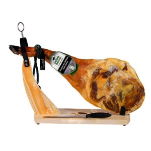Đùi Trước Iberico Bellota Loại Có Xương Ủ Muối 48 Tháng Thương Hiệu DeRaza