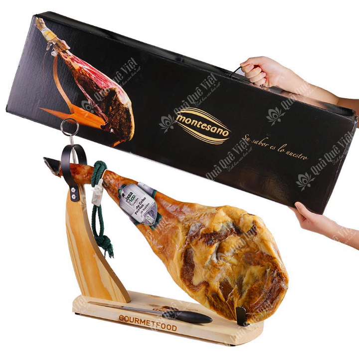 Đùi heo muối Iberico nguyên xương - Nhập khẩu từ Tây Ban Nha