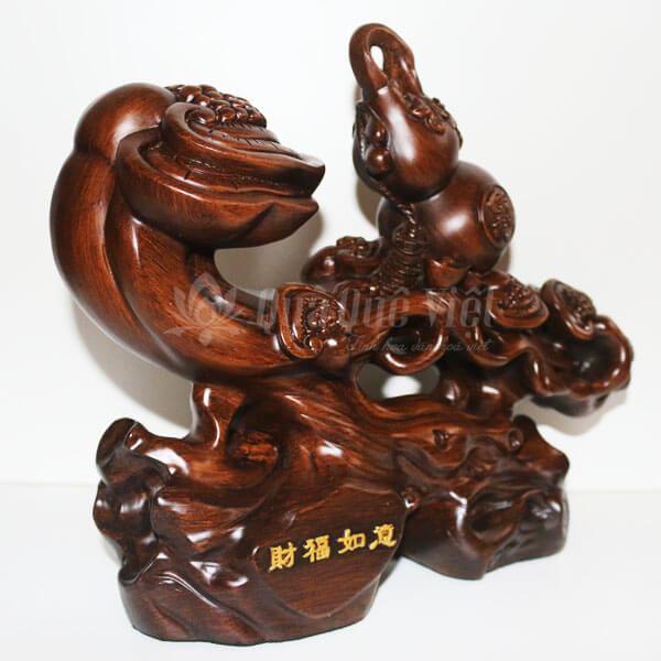 Gậy Như Ý Gỗ Hồ Lô Biểu Trưng Của Sức Mạnh May Mắn và Tài Lộc