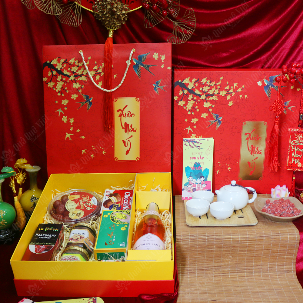 Sét Quà Tết 8 Món Xuân Như Ý - T1547