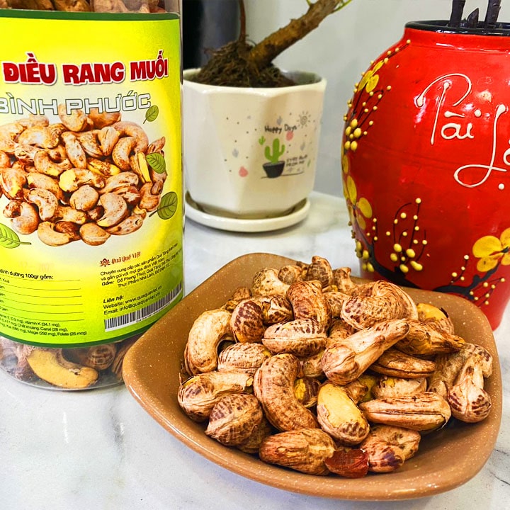 Hạt Điều Rang Muối Loại 1 Bình Phước 500gr