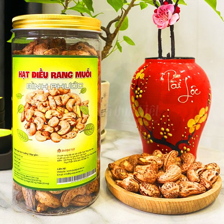 Hạt Điều Rang Muối Loại 1 Bình Phước 500gr