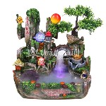 Hòn Non Bộ Mini Nuôi Cá, Có Đài Phun Nước Bonsai Cây Cảnh Trang Trí