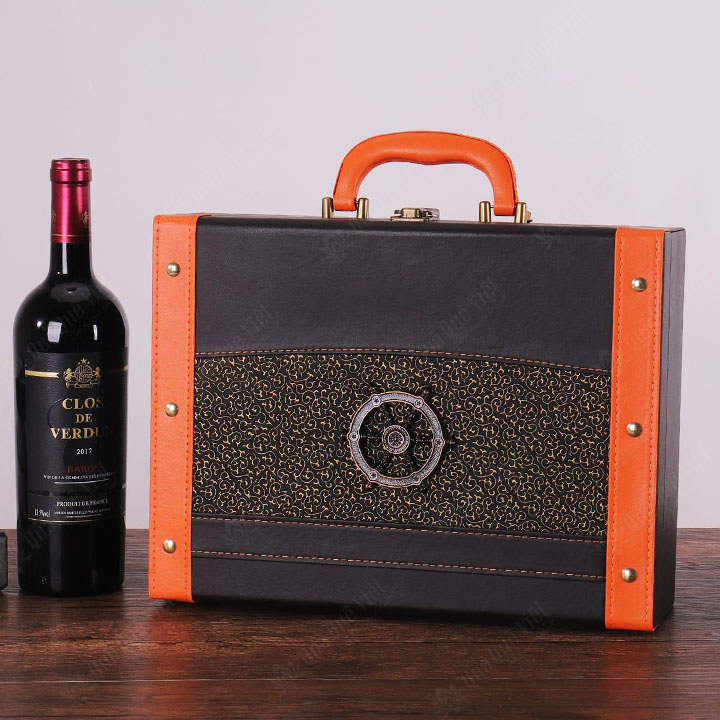 Vỏ Hộp Da Cao Cấp 2 Ngăn