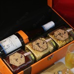 Hộp Quà Tết Xuân Bình An, Hộp Da Cao Cấp - Q1660