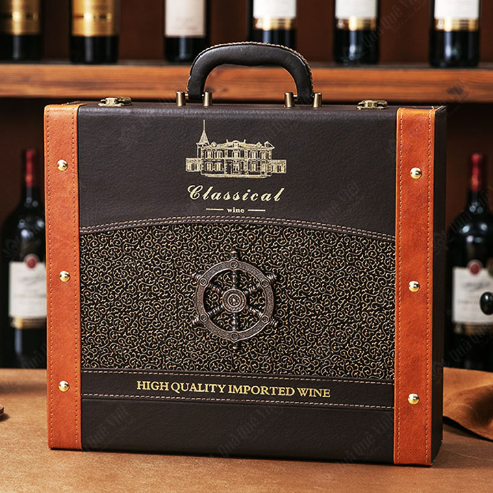 Hộp Quà Tết Dành Cho Doanh Nghiệp 2026, Hộp Da Cao Cấp - T1642