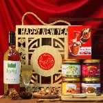 Hộp Quà Gỗ Hoa Văn Tết Truyền Thống - Q1658