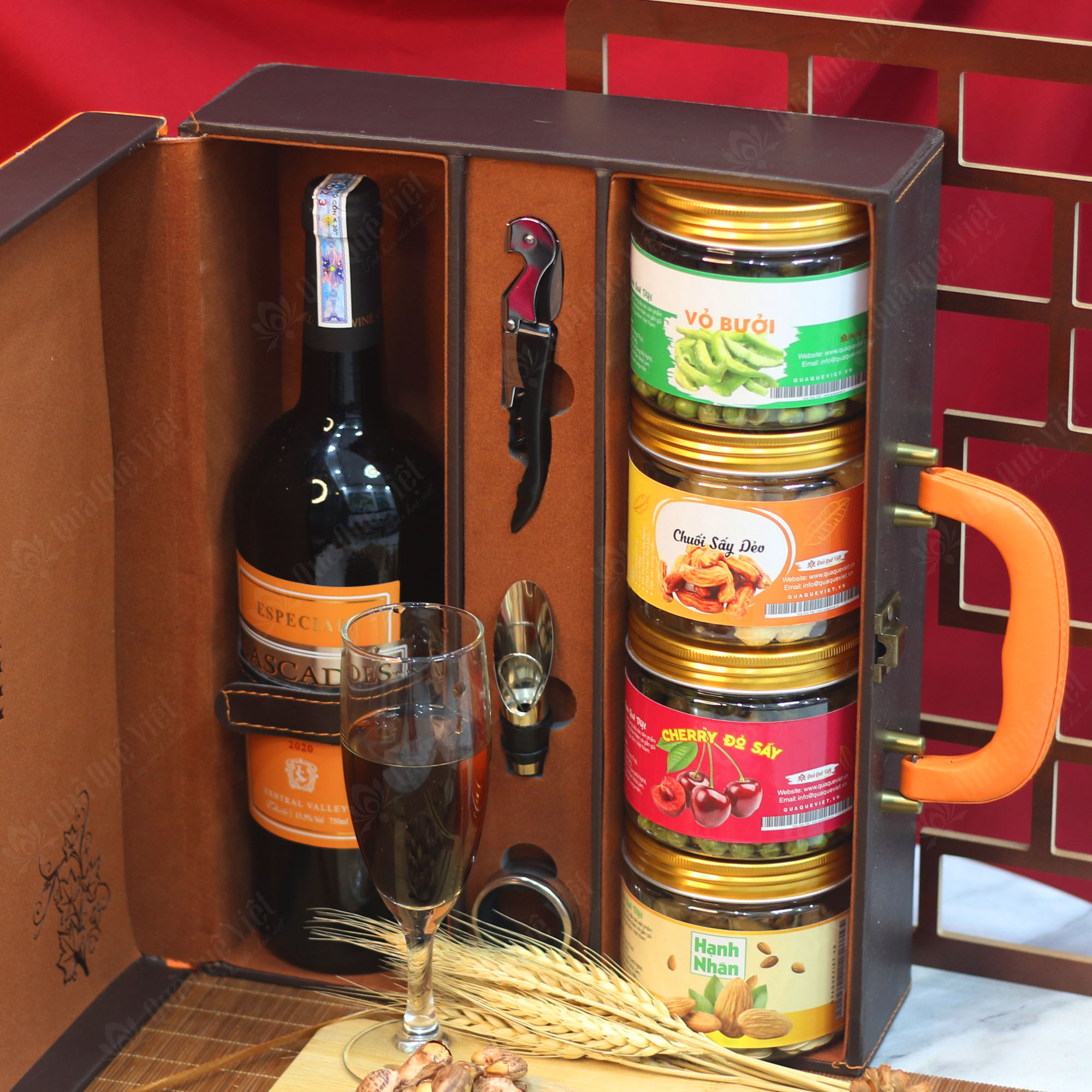 Quà Tết Hộp Da Cao Cấp - Q1655