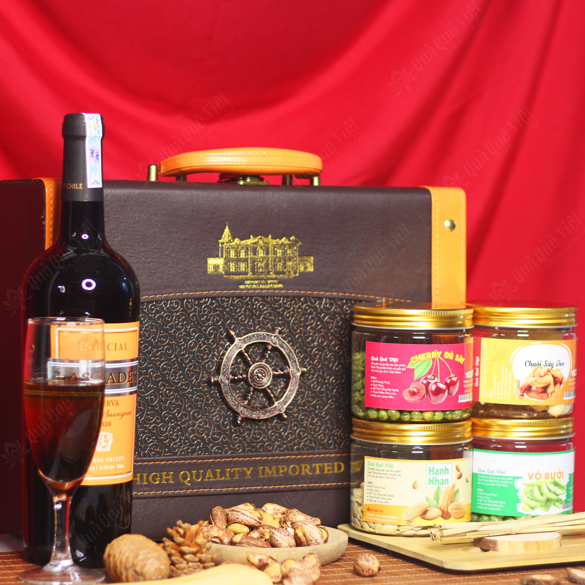 Quà Tết Hộp Da Cao Cấp - Q1655