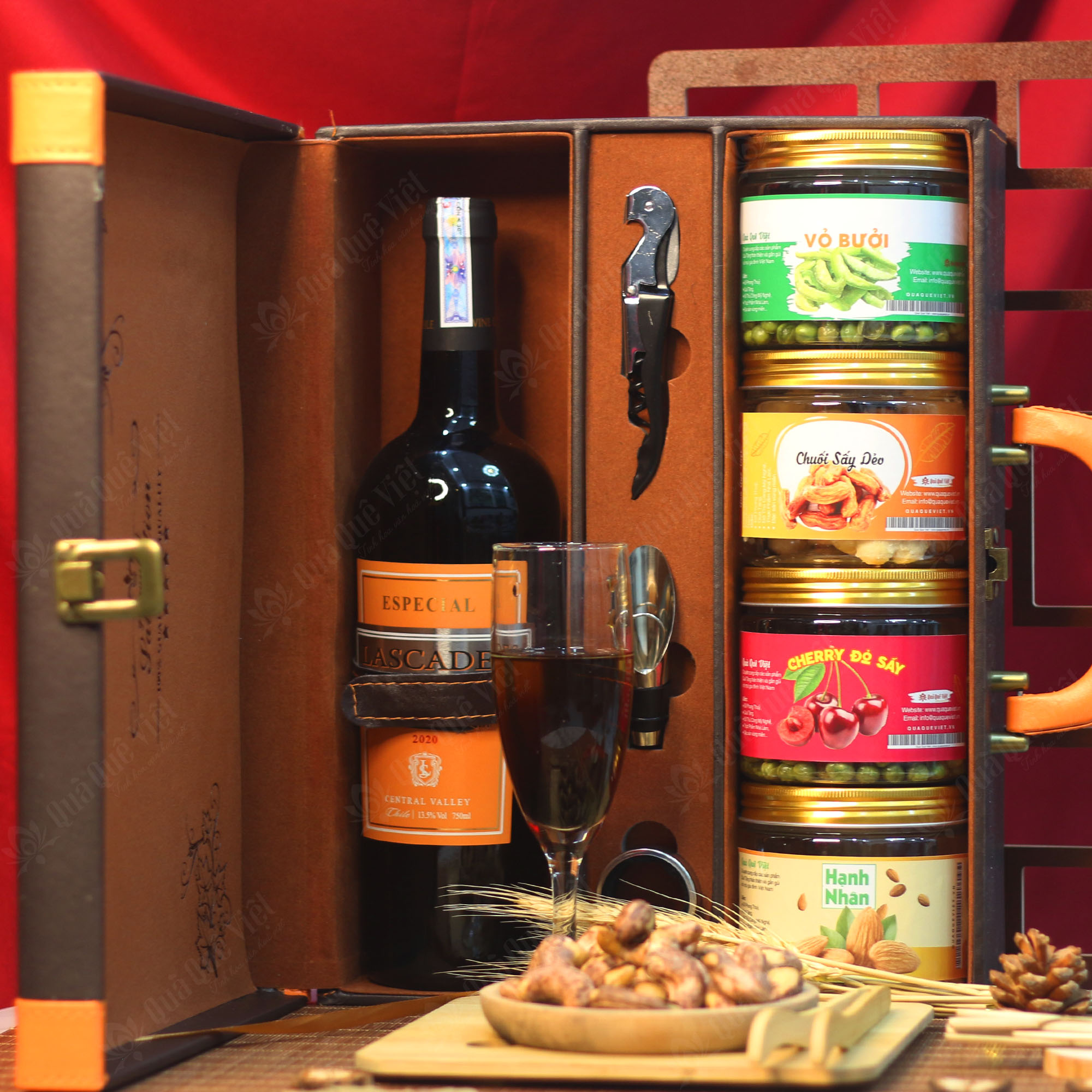 Quà Tết Hộp Da Cao Cấp - Q1655