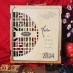 Hộp Gỗ Quà Tết 2026, Xuân Phát Tài 5 Món - T1546