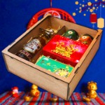 Hộp Gỗ Quà Tết 2026, Xuân Phát Tài 5 Món - T1546