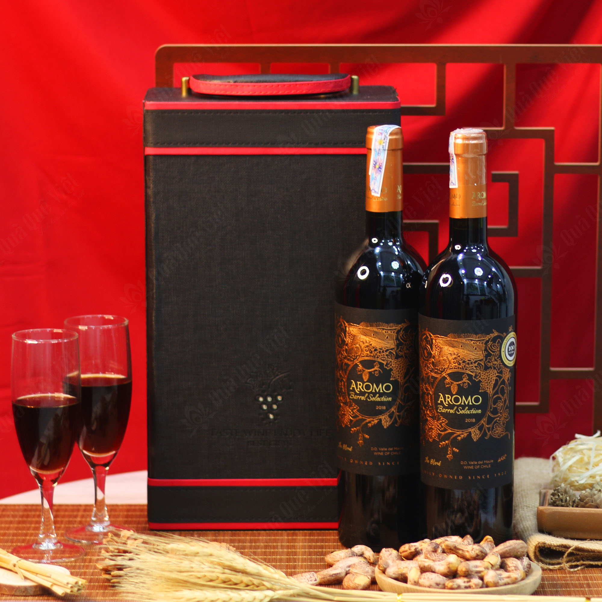 Quà Tặng Tết Doanh Nghiệp, Mẫu Hộp Da - Q1652