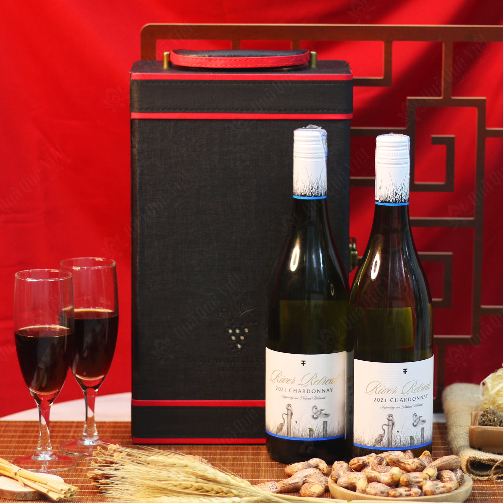 Quà Tặng Tết Doanh Nghiệp, Mẫu Hộp Da - Q1652