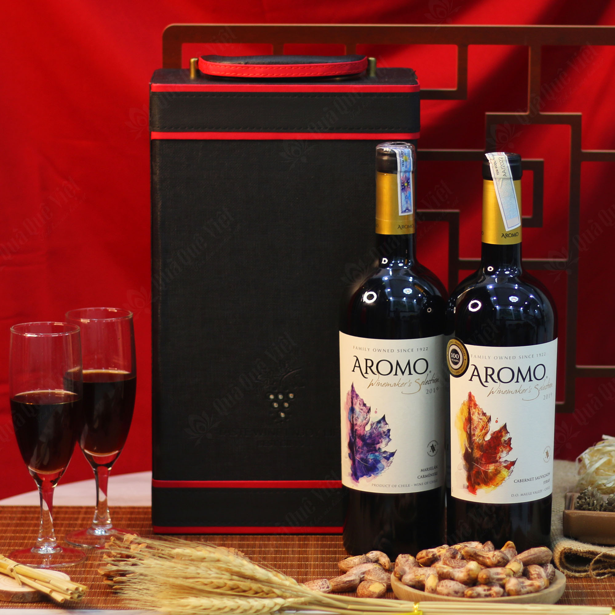 Quà Tặng Tết Doanh Nghiệp, Mẫu Hộp Da - Q1652