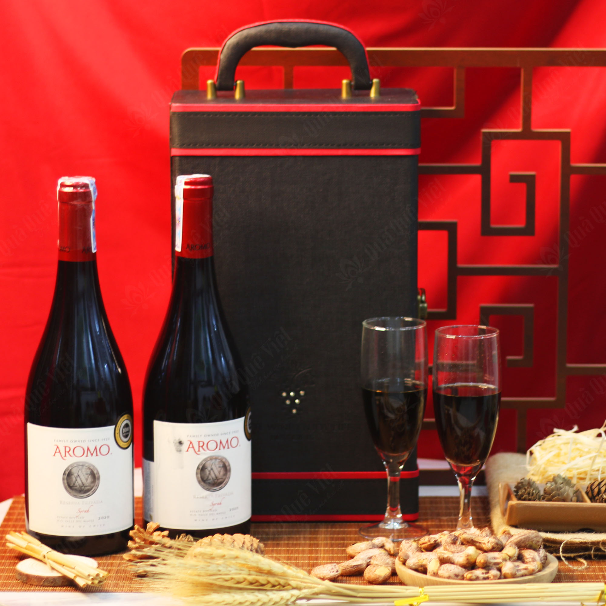 Quà Tặng Tết Doanh Nghiệp, Mẫu Hộp Da - Q1652