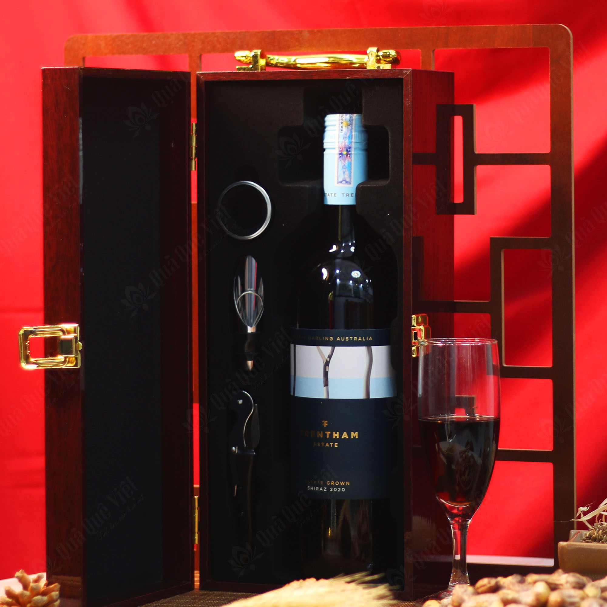 Hộp Quà Gỗ, Quà Tặng Tết 2026 - Mẫu Hộp Q1654