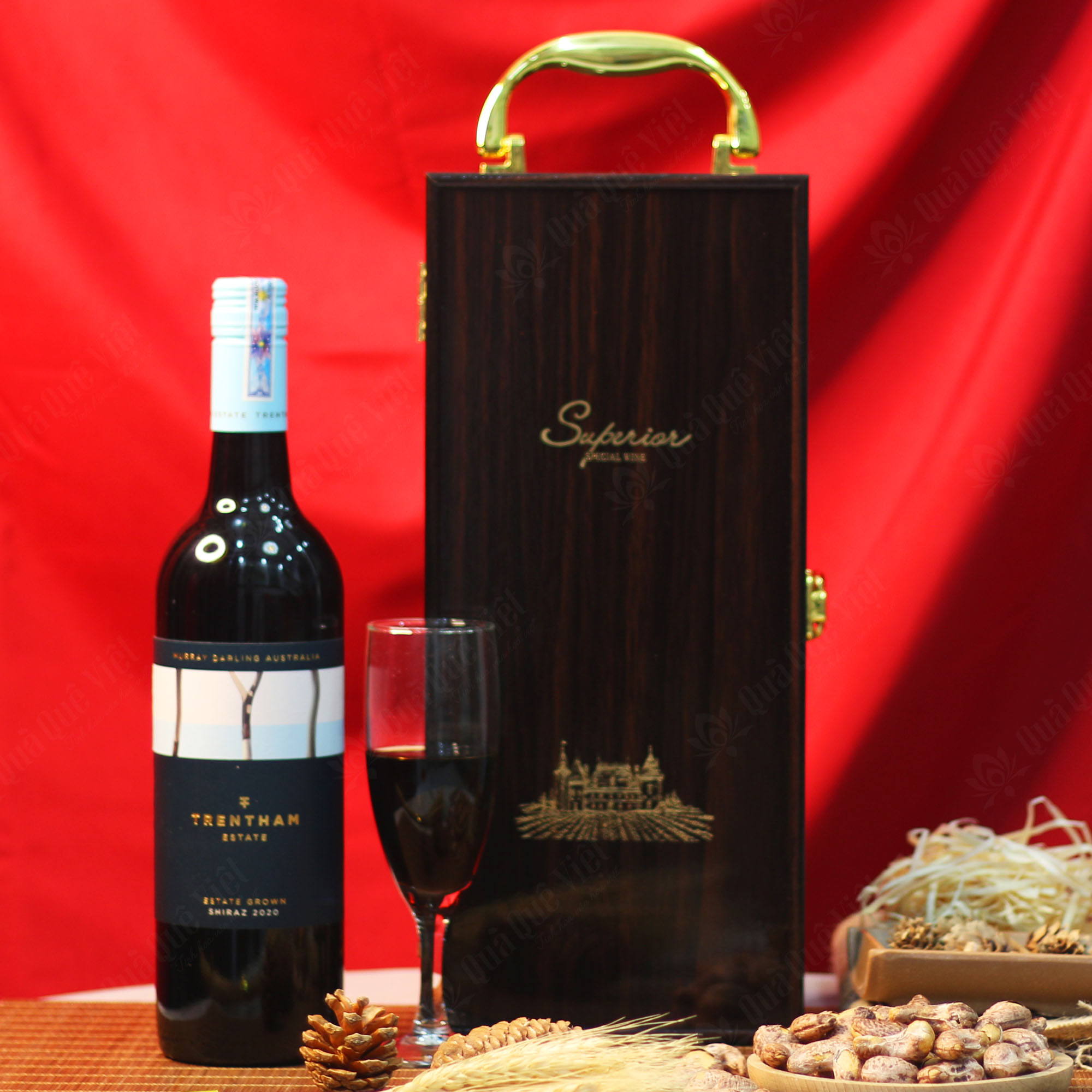 Hộp Quà Gỗ, Quà Tặng Tết 2026 - Mẫu Hộp Q1654