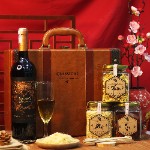 Hộp Quà Tết Da Cao Cấp Xuân Phát Tài 2 Ngăn - Q1664