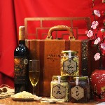 Hộp Quà Tết Da Cao Cấp Xuân Phát Tài 2 Ngăn - Q1664