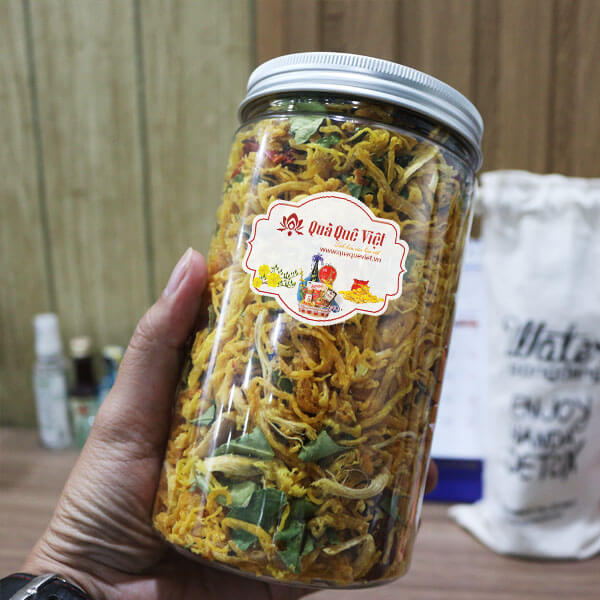 Khô Gà Lá Chanh Loại 1 Thơm Ngon Hủ 300gr