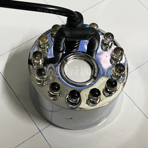 Máy Tạo Khói Hồ Cá Mini 12 Led  Full Bộ Kèm Nguồn