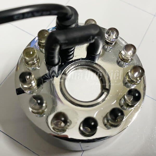 Máy Tạo Khói Hồ Cá Mini 12 Led  Full Bộ Kèm Nguồn