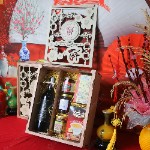 Set quà tết hộp gỗ 6 món - G1705