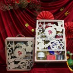 Sét Quà Tết Doanh Nghiệp Hộp Gỗ 5 món - Q1696