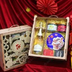 Sét Quà Tết Doanh Nghiệp Hộp Gỗ 5 món - Q1696