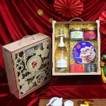 Sét Quà Tết Doanh Nghiệp Hộp Gỗ 5 món - Q1696